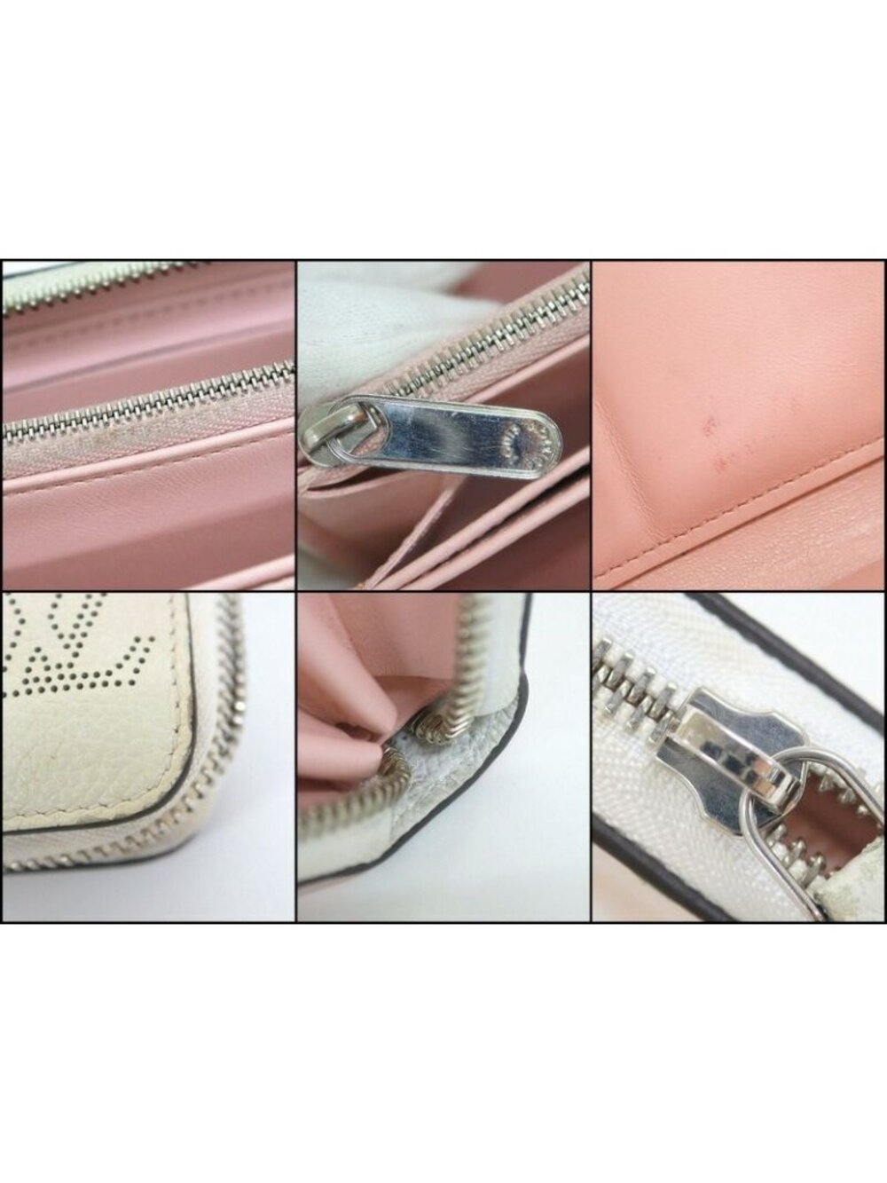 Louis Vuitton Wallet Mahina White Pink Gradient X - Picture 7 of 7